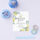 Budget Elegant Lemon Bridal Dusche Einladung Flyer (Einzeln)