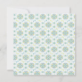 Budget Elegant marokkanischen Tiles Floral (Rückseite)