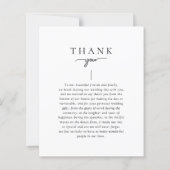 Budget Elegant Modern Script Wedding (Rückseite)