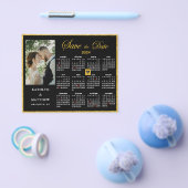 Budget Elegant Script 2024 Kalender Save the Date Flyer (Einzeln)