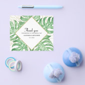 Budget Elegant Tropical Wedding Dankeschön Karte. Flyer (Einzeln)