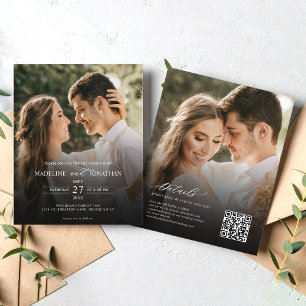Budget Elegante 2 Foto QR Code Alles in einer Hoch