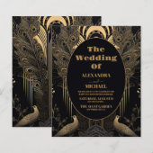 Budget Elegante Art-Déco-Hochzeit (Vorne/Hinten)