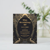 Budget Elegante Art-Déco-Hochzeit (Stehend Vorderseite)
