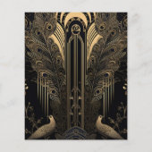Budget Elegante Art-Déco-Hochzeit (Rückseite)
