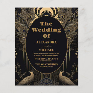 Budget Elegante Art-Déco-Hochzeit