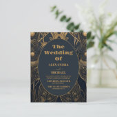 Budget Elegante Art-Déco-Hochzeit (Stehend Vorderseite)