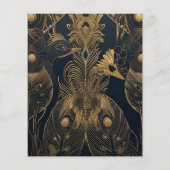 Budget Elegante Art-Déco-Hochzeit (Rückseite)