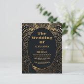 Budget Elegante Art-Déco-Hochzeit (Stehend Vorderseite)