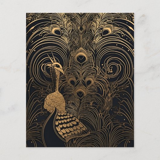 Budget Elegante Art-Déco-Hochzeit (Rückseite)