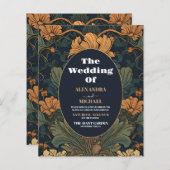 Budget Elegante Blumenfreude im Jugendstil (Vorne/Hinten)