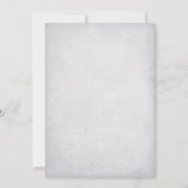 Budget Elegante Blumenspülung Einladung (Rückseite)