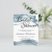 Budget Elegante Brautdusche Einladung. (Stehend Vorderseite)