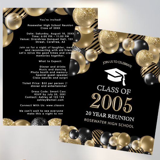 Budget Elegante Class Wiedersehen Black Gold Event