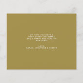 BUDGET Elegante Classic Gold Frohe Weihnachten Fot (Rückseite)