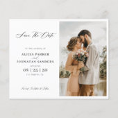 Budget elegante Drehbuch Foto Hochzeit speichern S (Vorderseite)