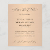 Budget elegante Drehbuch Foto Hochzeit speichern S (Rückseite)