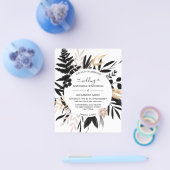 Budget Elegante Einladung zur Hochzeitsfeier. Flie Flyer (Einzeln)