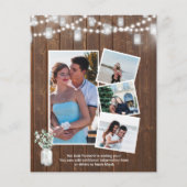 BUDGET Elegante Eukalyptus I DO Party Einladung (Rückseite)