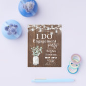 BUDGET Elegante Eukalyptus I DO Party Einladung Flyer (Einzeln)