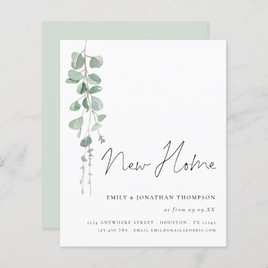 Budget Elegante Eukalyptus-Skripte Moving New Zuha (Vorne/Hinten)