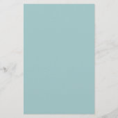 Budget Elegante Eukalyptus Wedding Menu (Rückseite)