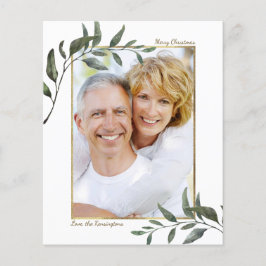 Budget Elegante Eukalyptus Weihnachts-Foto