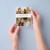 Budget Elegante FotoCollage Save the Date Flyer (Gruppe)
