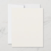Budget Elegante Gold Script Elfenbeinhochzeit Einl (Rückseite)