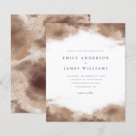 Budget Elegante Goldmedaille Hochzeiten (Vorne/Hinten)