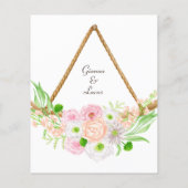 Budget Elegante Hochzeit im Freien Flyer (Hinten)