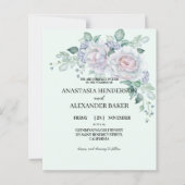 BUDGET Elegante Hochzeitseinladung. (Vorderseite)