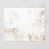 BUDGET/Elegante Hochzeitseinladung. Einladung Flyer (Hinten)