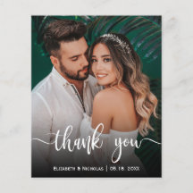 Budget Elegante Kalligraphie Foto Hochzeit Vielen 