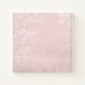 Budget Elegante Rose Gold Quinceñera Dress Gast Notizblock (Rückseite)