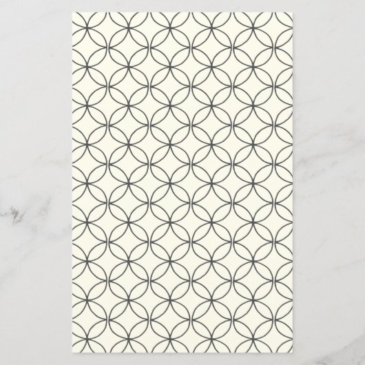 Budget Elegante Schwarz-weiß Line Hochzeit Einladu (Rückseite)