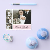 Budget Elegante Script Pic Wedding Vielen Dank Fly Flyer (Einzeln)