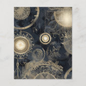 Budget Elegante Silver Gold Celestial Wedding (Rückseite)