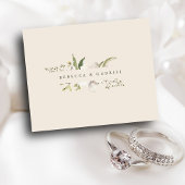 Budget Elegante Wasserfarben Save the Date Bild Flyer