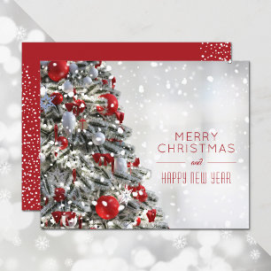 Budget Elegante Weihnachtsbaumkarte