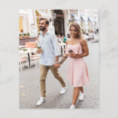 Budget Elegante zwei Fotos Hochzeit speichern das  (Rückseite)