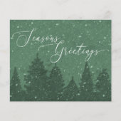 Budget Eleganter Business Holiday Green (Vorderseite)