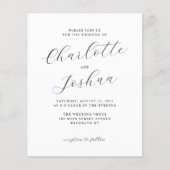 Budget Eleganter Minimalistischer UAWG QR Code Hoc (Vorderseite)