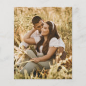 Budget Eleganter Rustikaler Fall in Liebe Hochzeit (Rückseite)