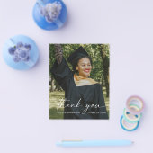 Budget Eleganter Script-Abschluss Vielen Dank Kart Flyer (Einzeln)