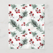 Budget Elegantes Arch Botanisches Holiday Foto (Rückseite)