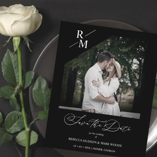 Budget Elegantes Black Foto Anspruchsvolle Hochzei