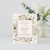 Budget Elegantes Blumenschmetterling-Brautparty (Stehend Vorderseite)