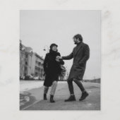 Budget Elegantes Brick Foto Hochzeit speichern das (Rückseite)