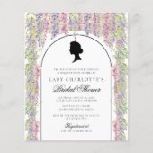 Budget Elegantes florales Viktorianisches Brautpar (Vorderseite)